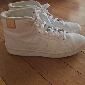 White High-Top Sneakers